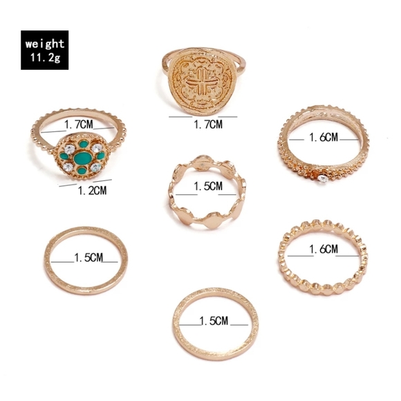 💎✨ Aztec Ring Set - Picture 6 of 6